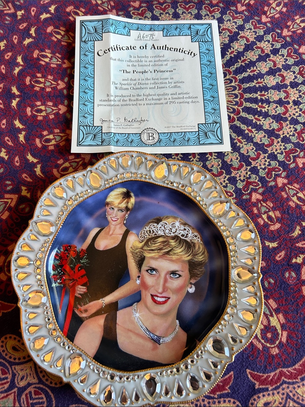 2007 Bradford exchange The sparkle of Diane #A6075